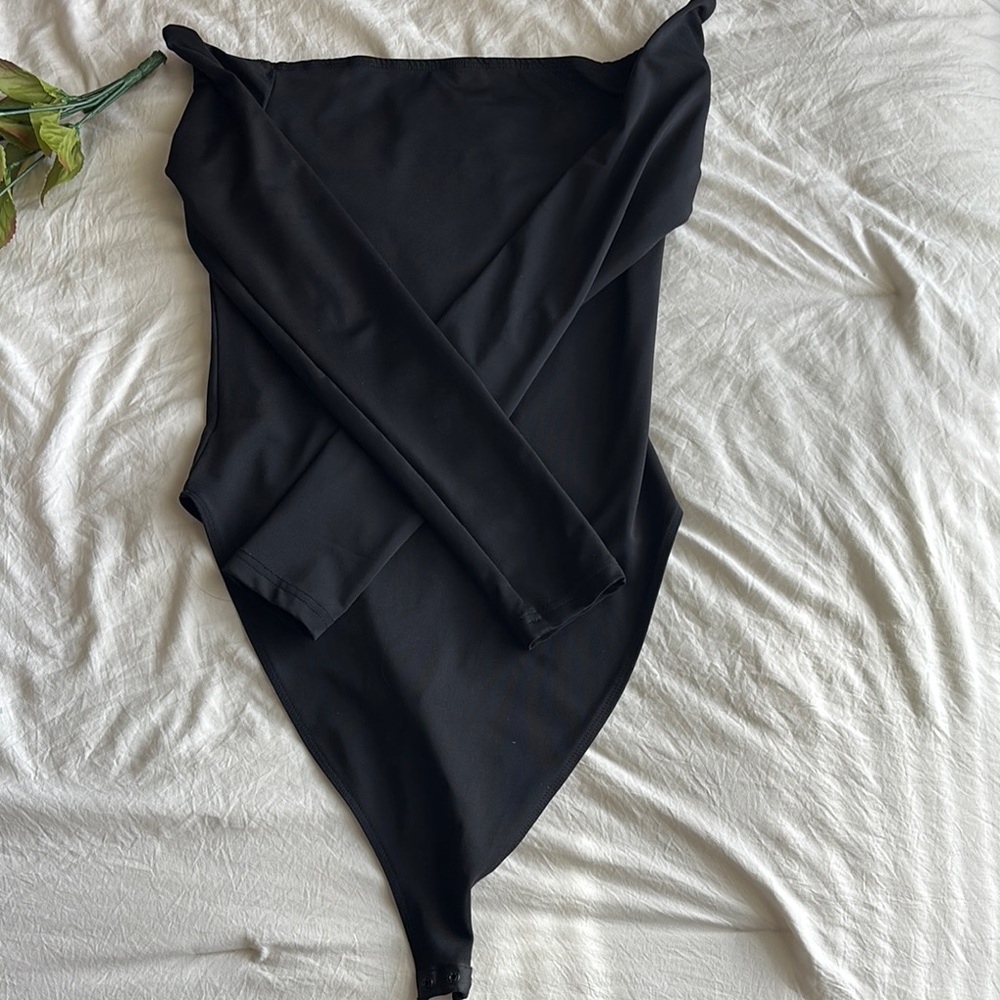 Black Long Sleeve Bodysuit